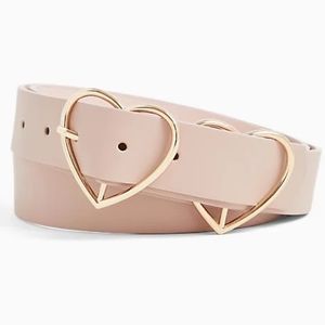 Torrid Size 4X Faux Leather Double Heart Buckle Belt